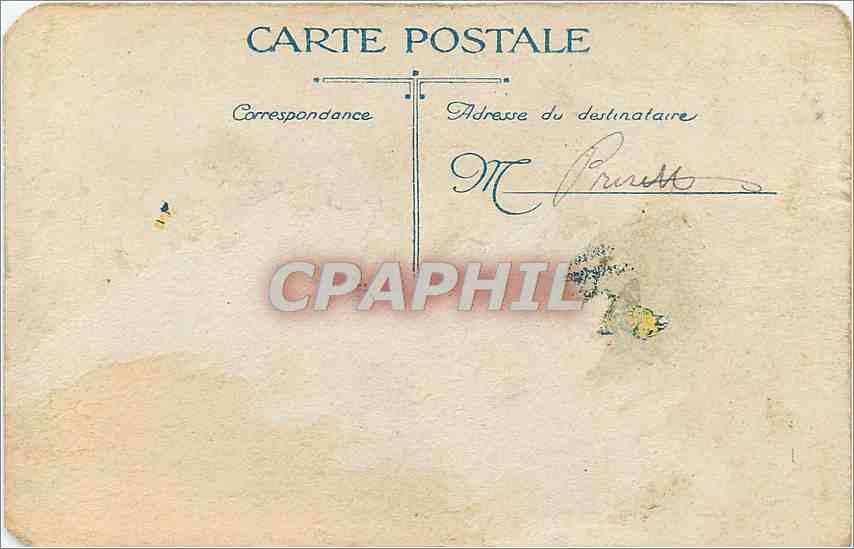 CPA En Guerre section en reconnaissance Militaria — Rückseite