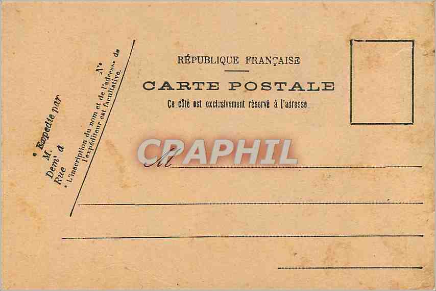 CPA Le General Oudri Le General Decharme Le General de Lacroix Le General Blanco Militaria — Rückseite