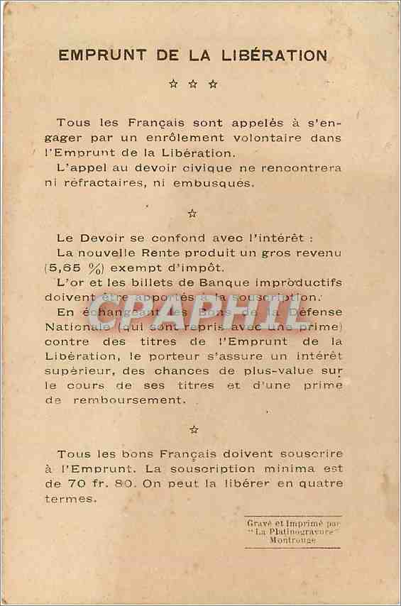 CPA General Maunoury ne a Maintenon Eure et Loir  — Rückseite