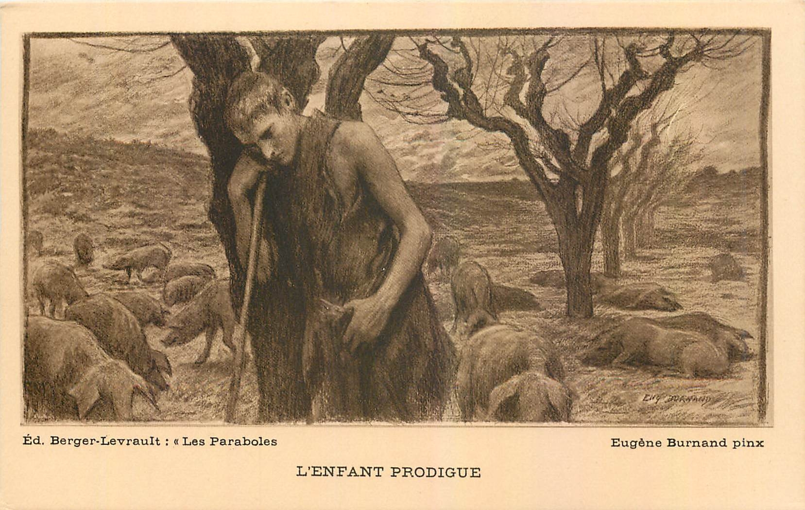 CPA L'Enfant Prodigue Eugene Burnand