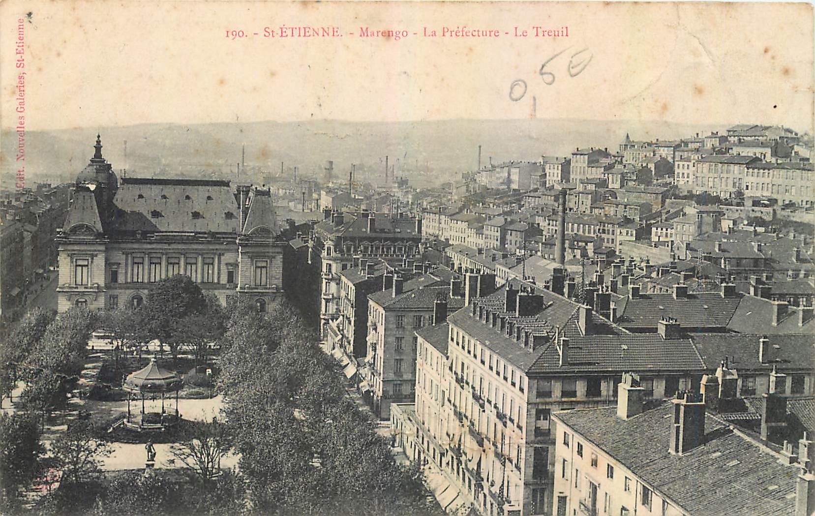CPA St Etienne Marengo La Prefecture Le Treuil 