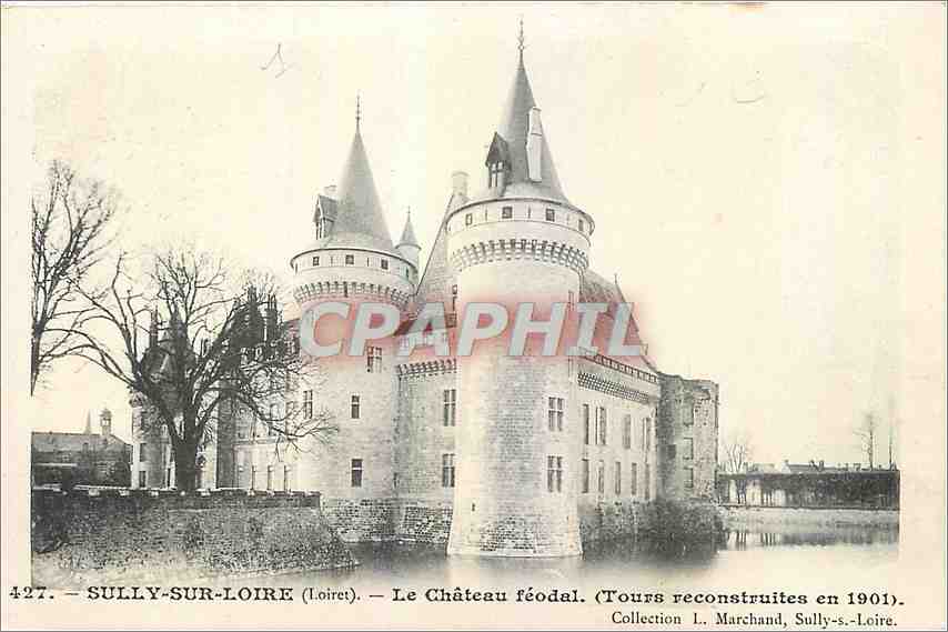 CPA Sully sur Loire Loiret Le Chateau feodal 