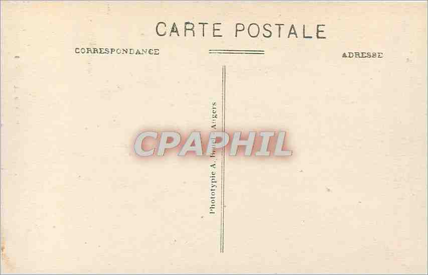 CPA Ile de Brehat C du N Le Gouffre  — Verso