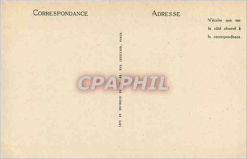 CPA Ile Brehat Le Chemin du Goariva  — Verso