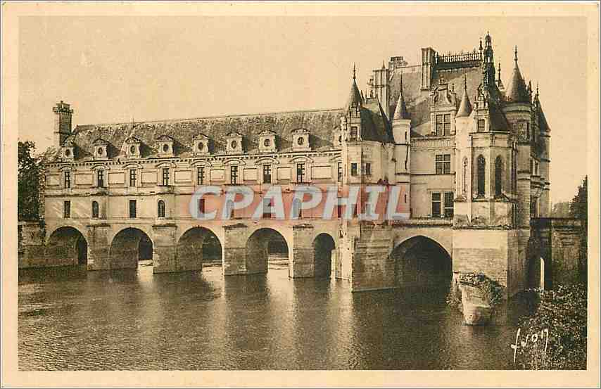 CPA Chateau de Chenonceaux Indre et Loire Facade Est 