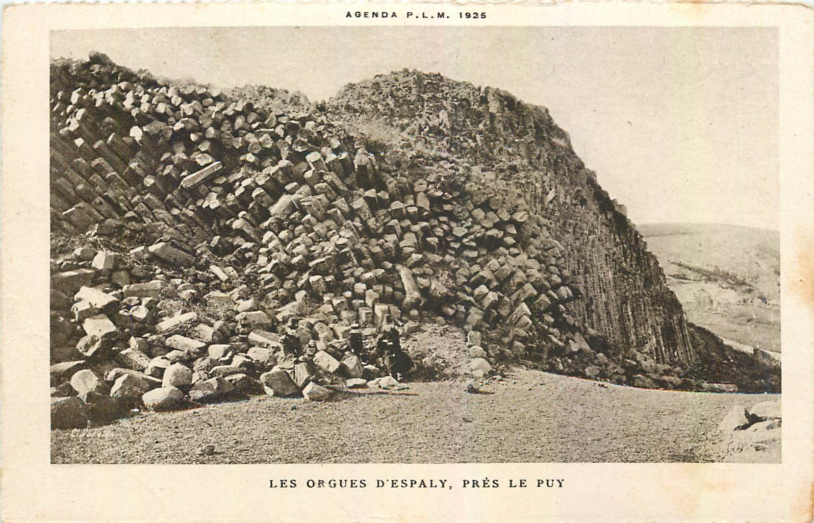 CPA Les Orgues d'Espaly Pres Le Puy 