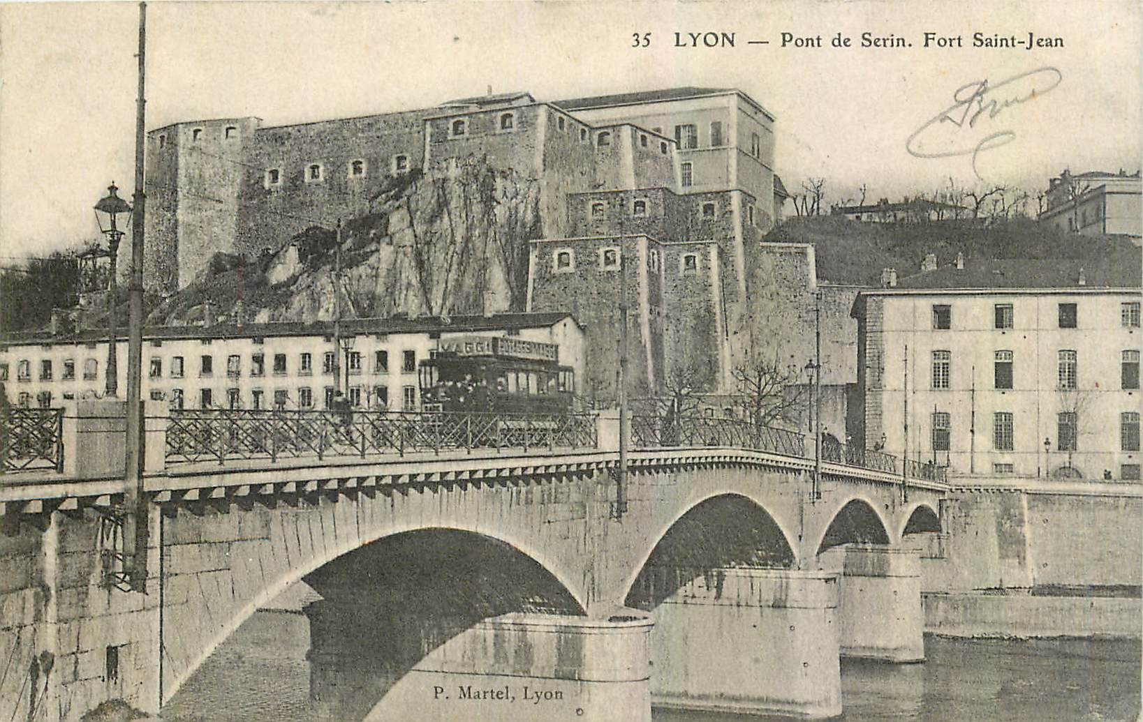 LYON — Pont de Serin. Fort Saint-Jean — P. Martel, Lyon, n°35