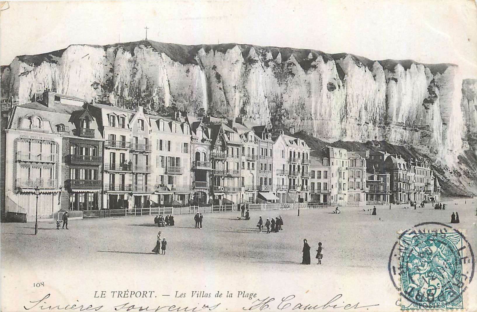 CPA Le Treport Les Villas de la Plage 