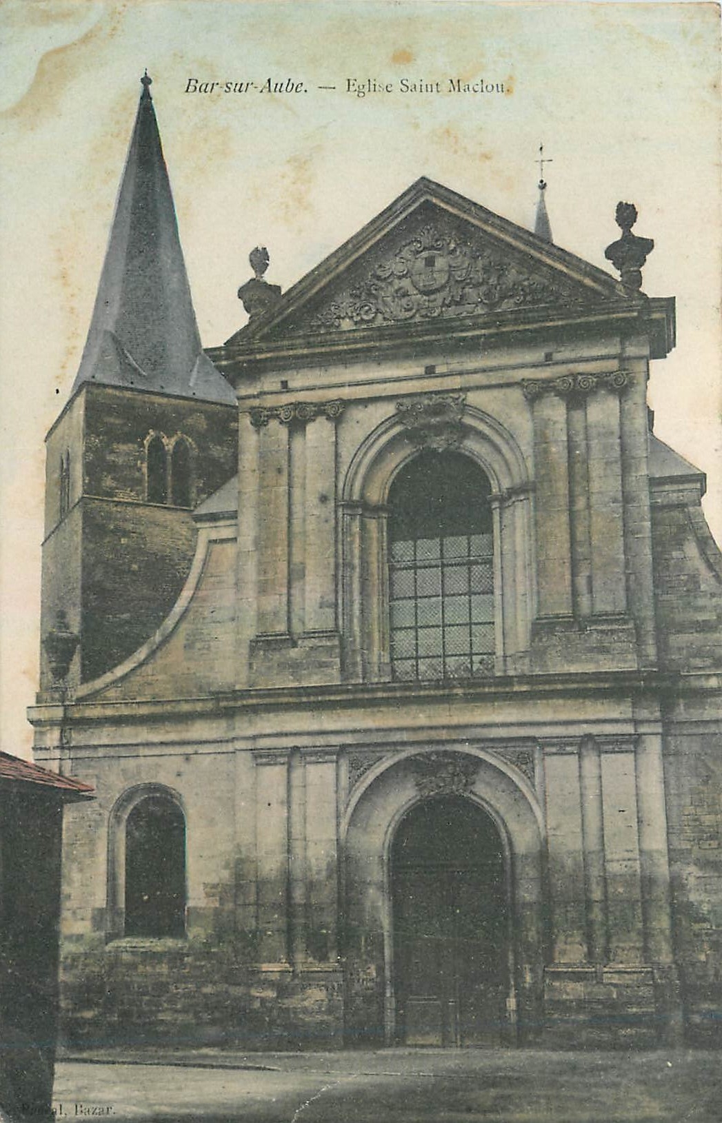 CPA Bar sur Aube Eglise Saint Maclou 
