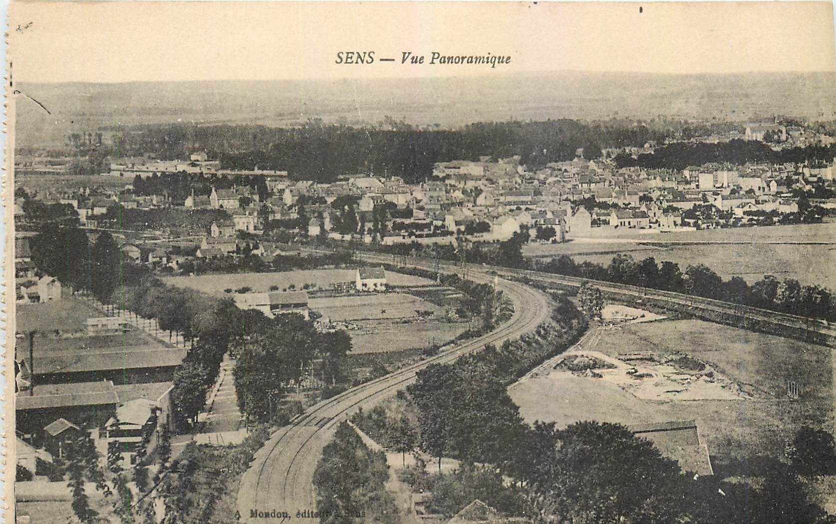 CPA Sens Vue panoramique 