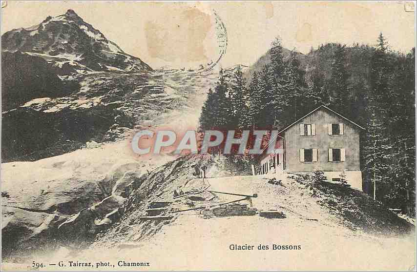 CPA Glacier des Bossons Chamonix 