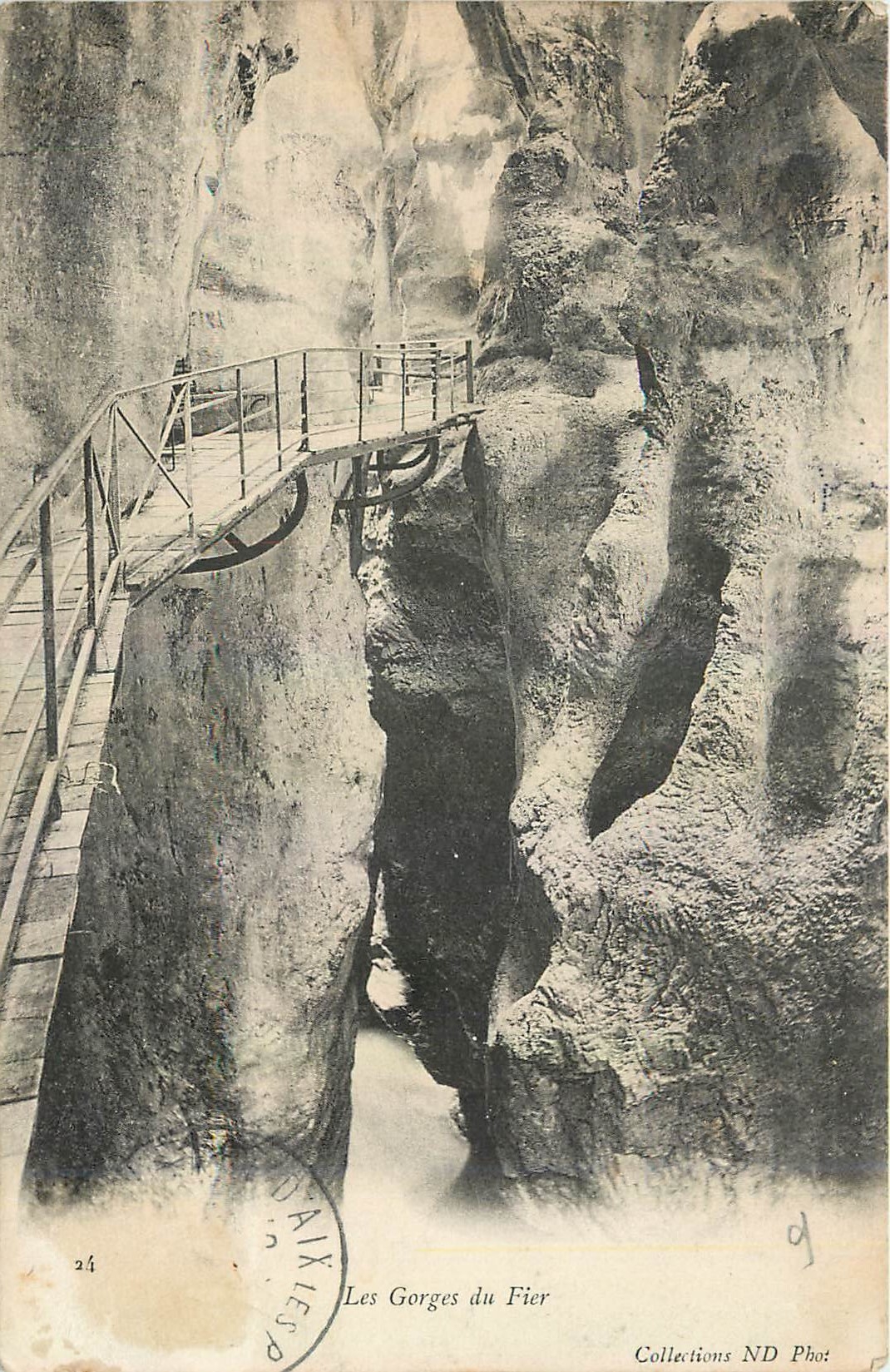 CPA Les Gorges du Fier 