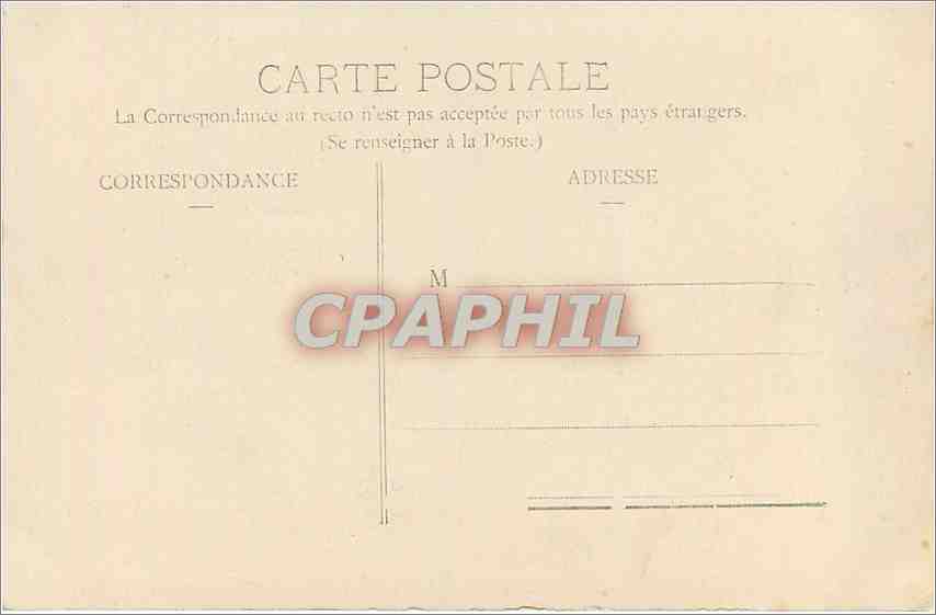 CPA Belfort Le Lion Euvre de Bartholdi  — Verso