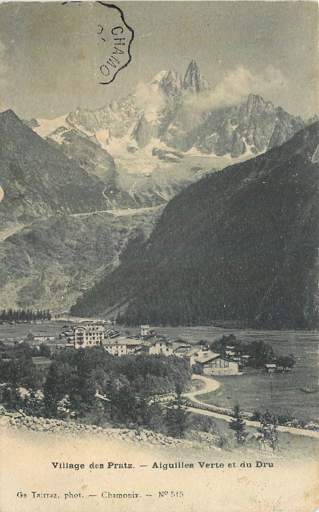 CPA VIllage des Pratz Aiguilles Verte et du Dru Chamonix 