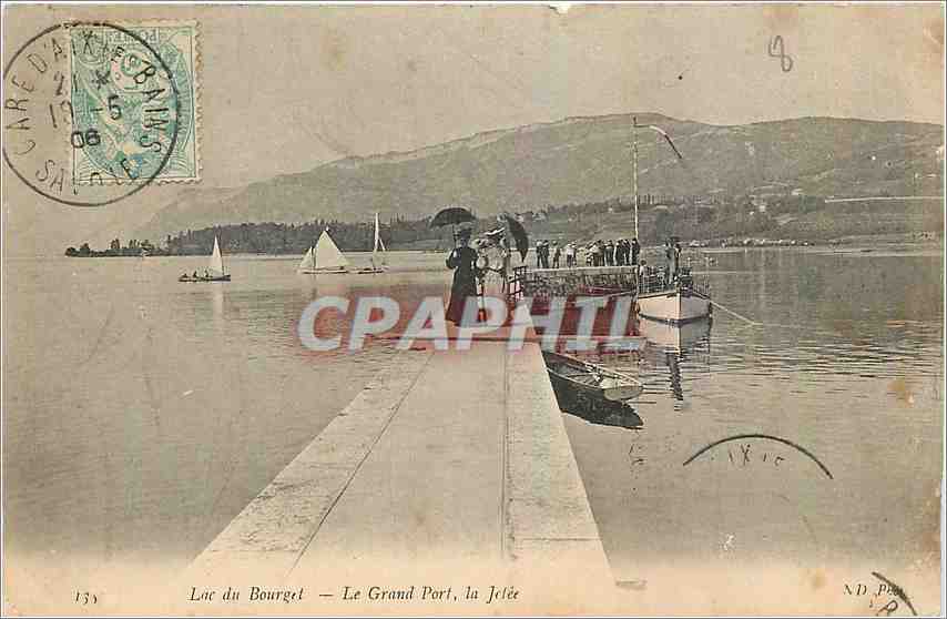 CPA Lac du Bourget Le Grand Port la Jetee 