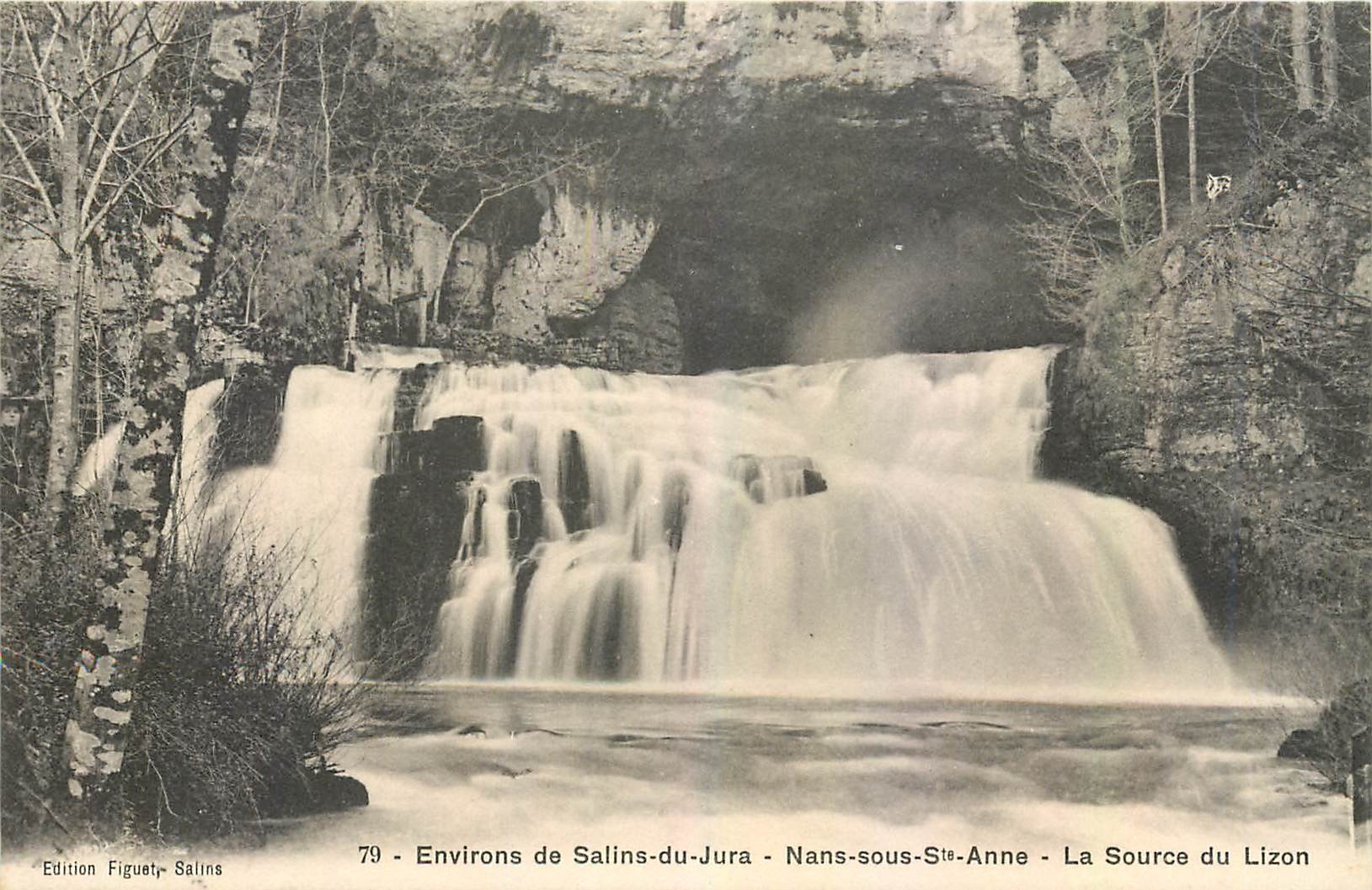 CPA Environs de Salins du Jura Nans sous Ste Anne La Source du Lizon 