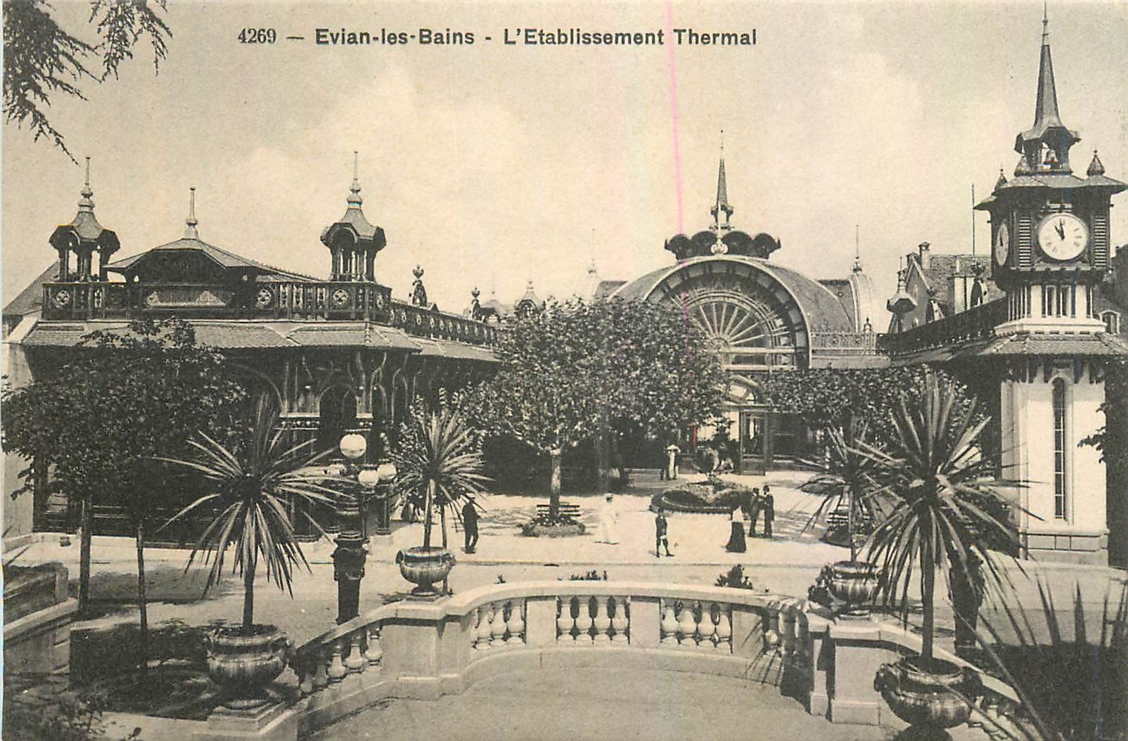 Evian-les-Bains — L'Établissement Thermal — Phototypie Co, Neuchâtel