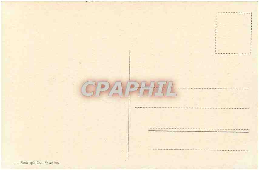 CPA Evian les Bains Jardin Anglais et Dents d'Oche  — Verso