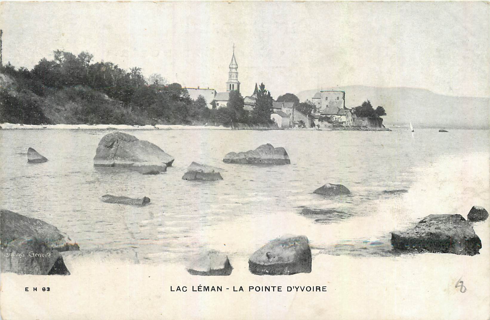 CPA Lac Leman La Pointe d'Yvoire 