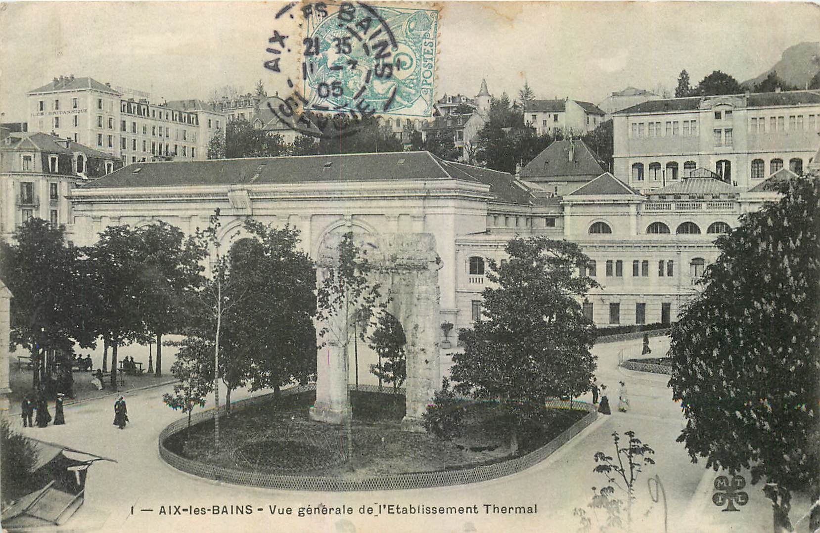 CPA Aix les Bains Vue generale de l'Etablissement Thermal 
