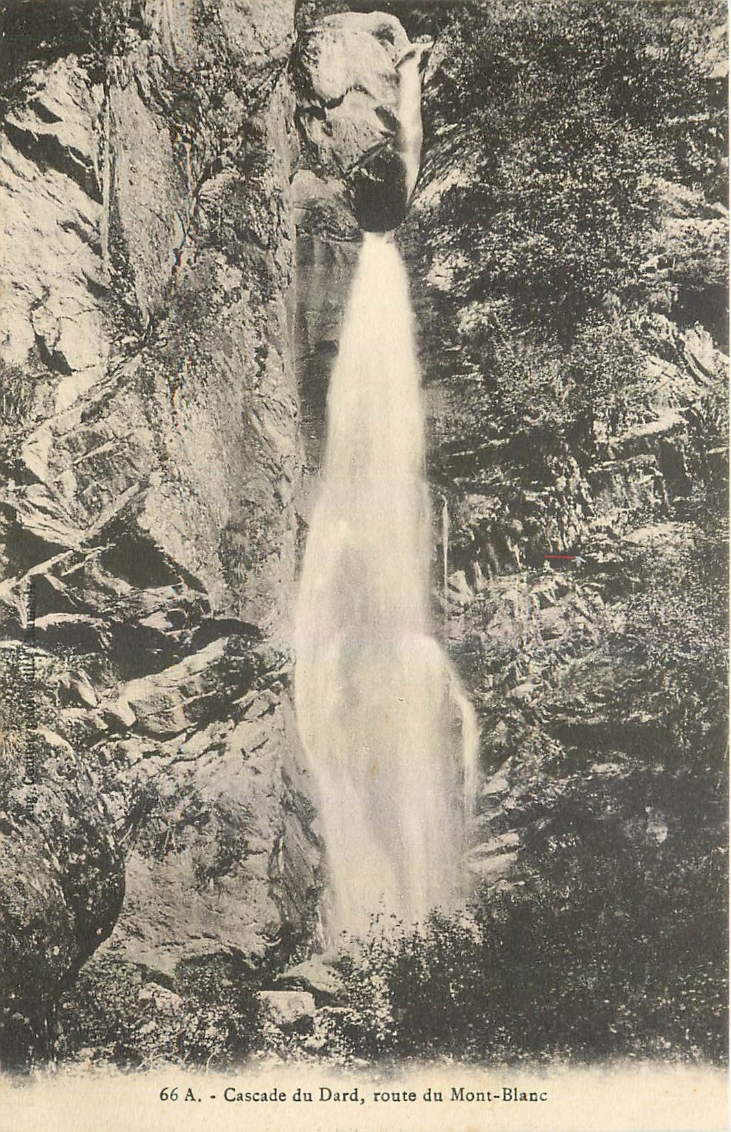 CPA Cascade du Dard route du Mont Blanc 