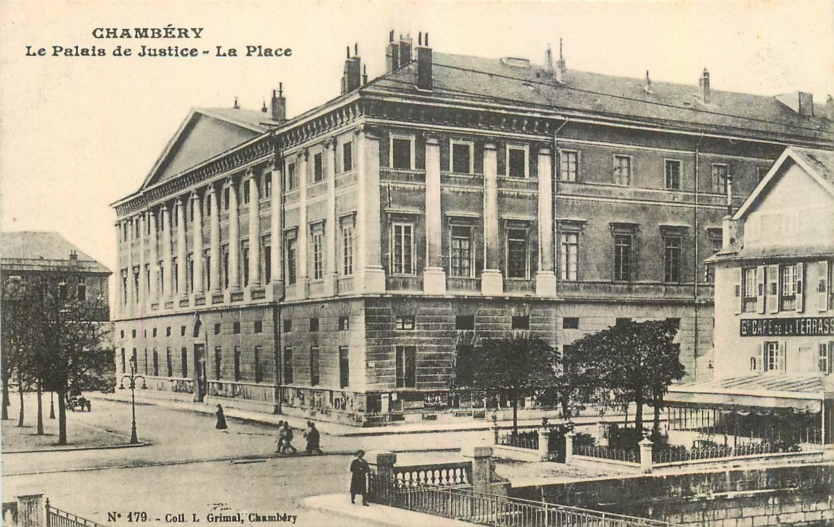CPA Chambery Le Palais de Justice La Place 
