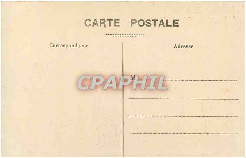 CPA Chambery Le Palais de Justice La Place  — Rückseite