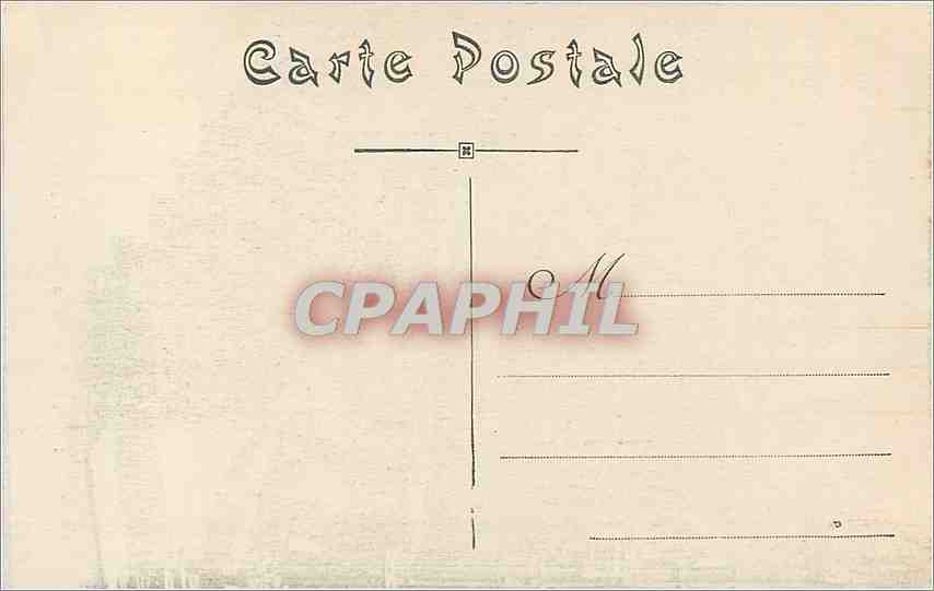 CPA Bourg Eglise de Brou La Nef  — Rückseite