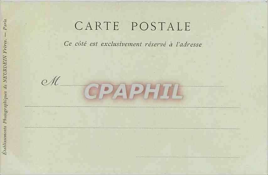 CPA Dijon Une Porte de l'Ecole de Droit Facaulte de Dijon  — Rückseite