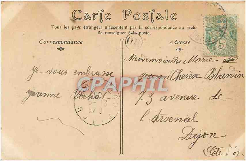 CPA Musee de Dijon Tombeau des Ducs de Bourgogne  — Rückseite