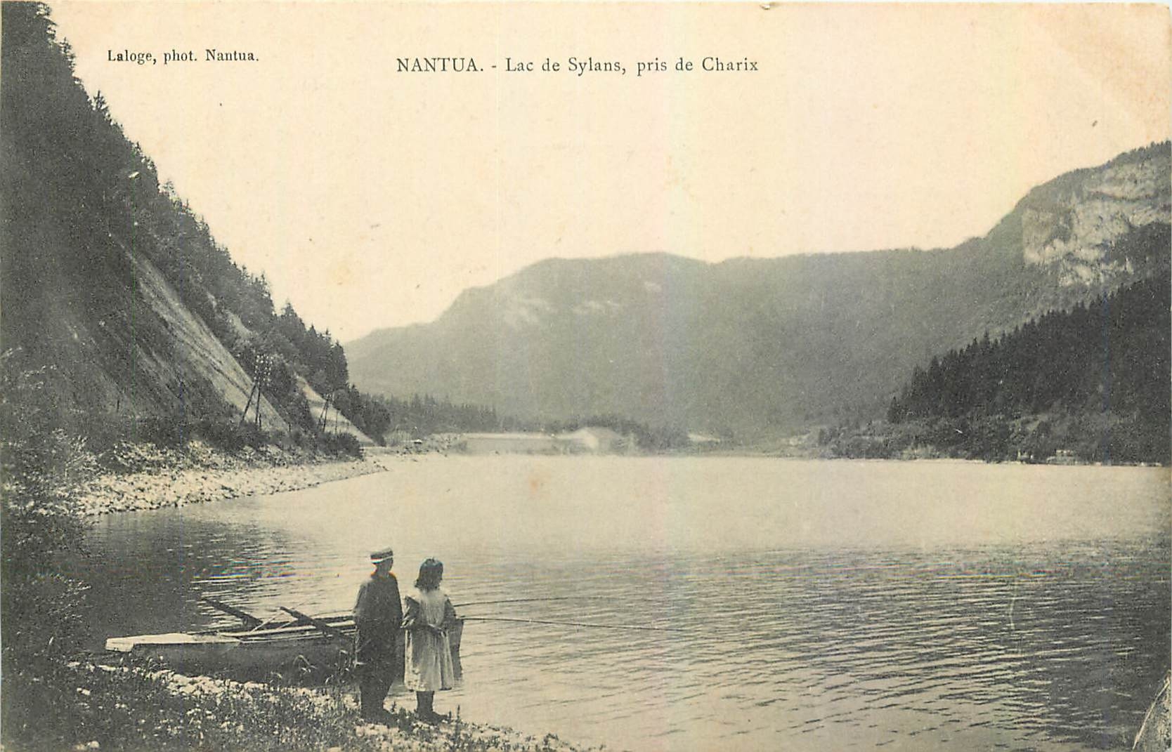 CPA Nantua Lac de Sylans prise de Charix 