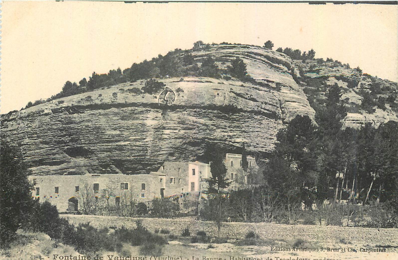 CPA Fontaine de Vaucluse La Baume 