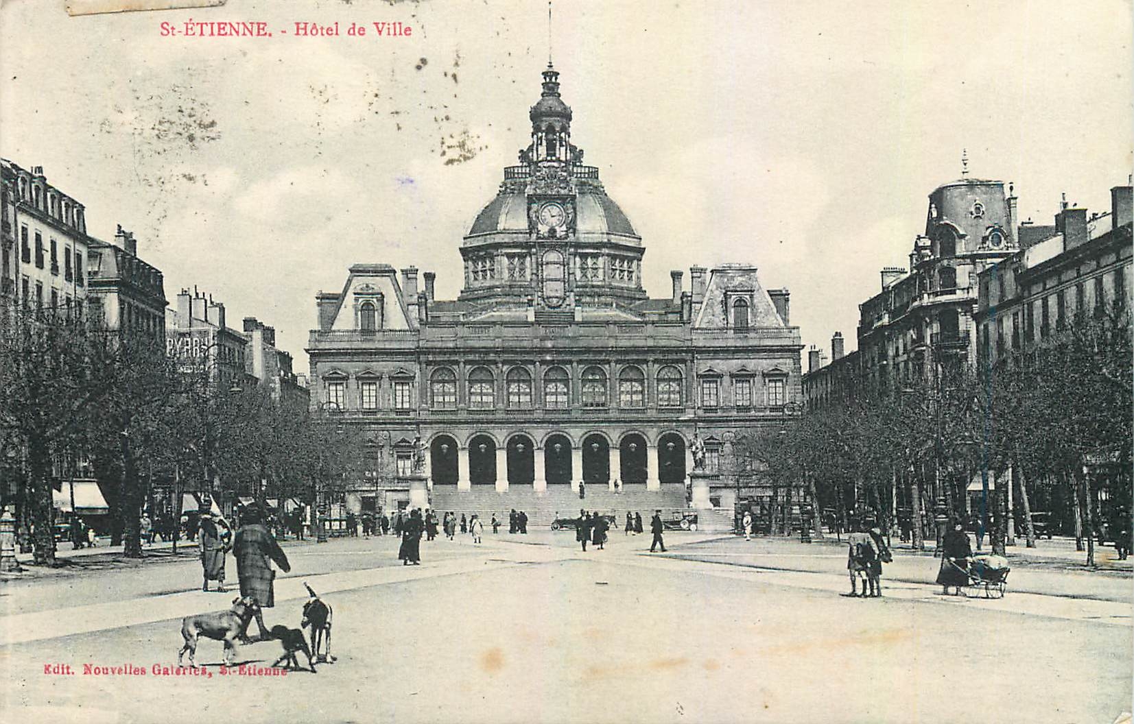 CPA St Etienne Hotel de Ville 