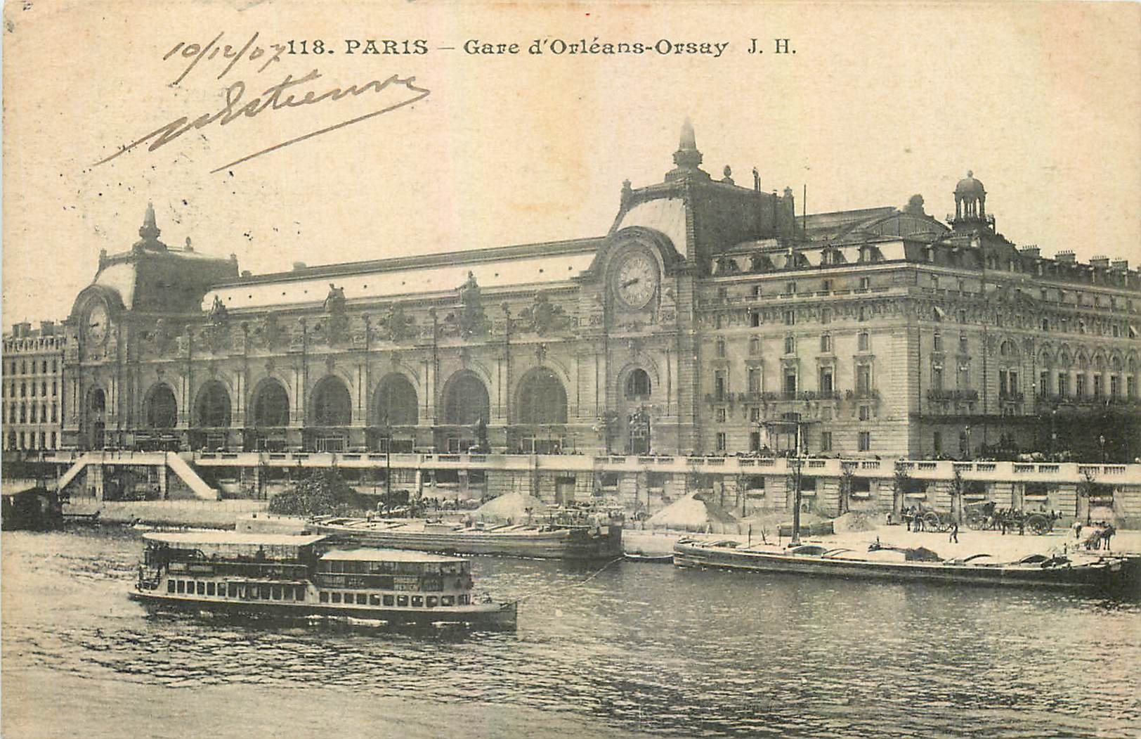 CPA Paris Gare d'Orleans Orsay 