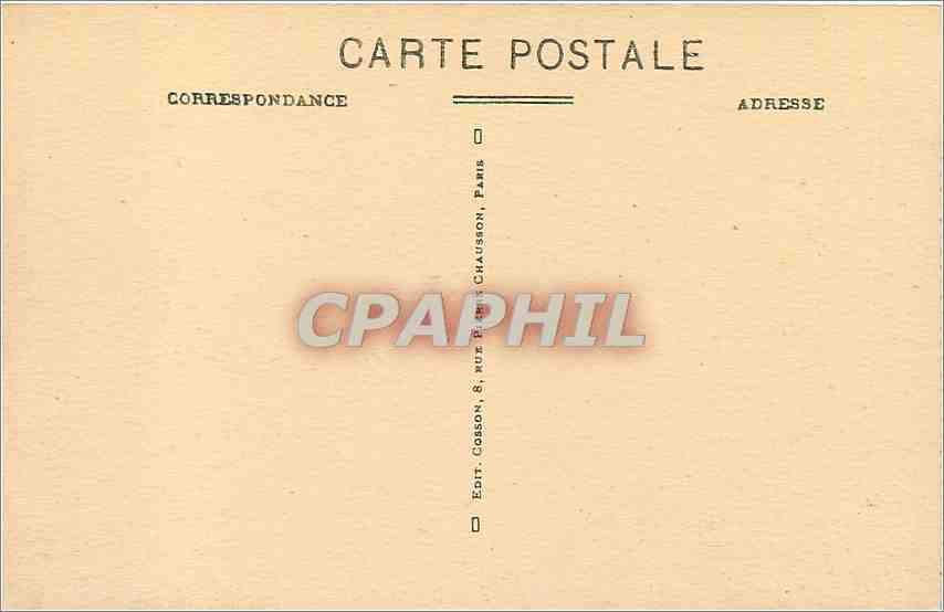 CPA Paris La Gare de l'Est  — Rückseite