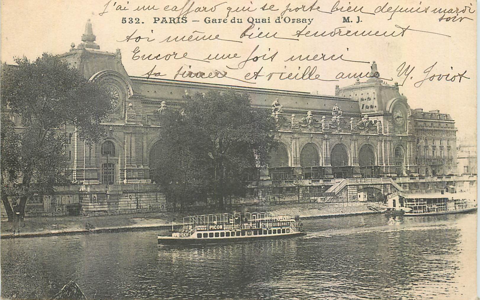 CPA Paris Gare du Quai d'Orsay 