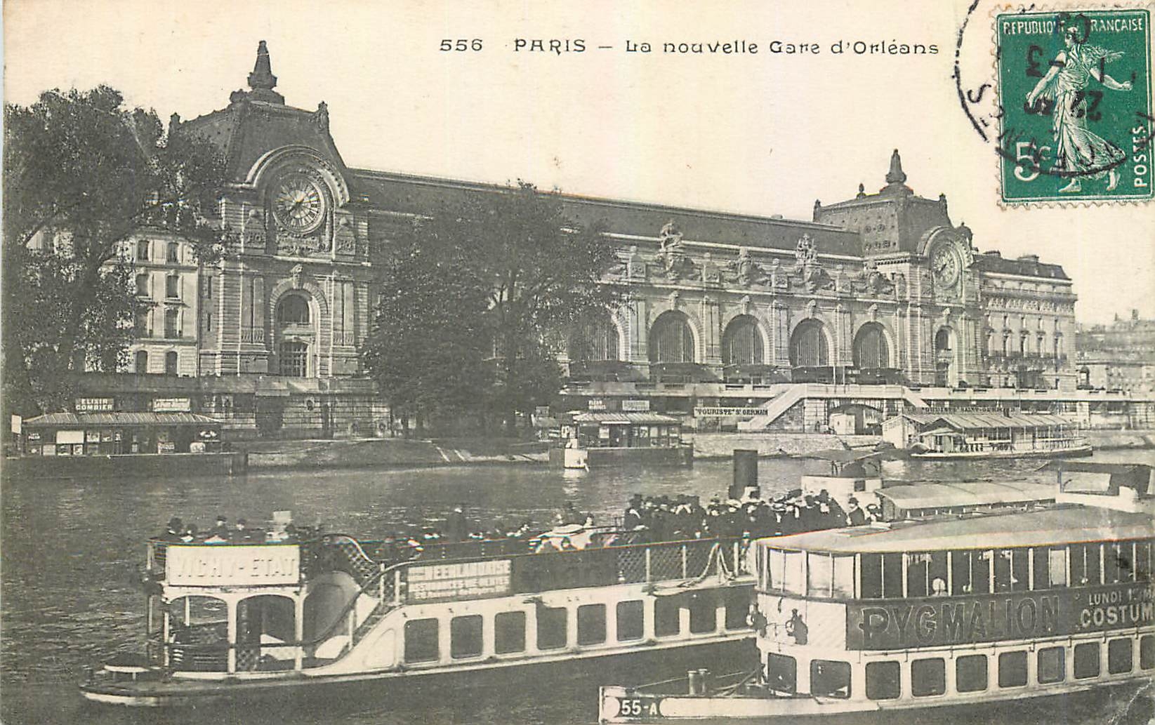 París — La nueva Estación de Orleáns — Editor: Light & Co. n° 556