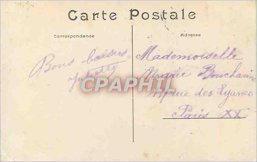 París — La nueva Estación de Orleáns — Editor: Light & Co. n° 556 — Reverso
