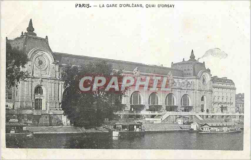 CPA Paris La Gare d'Orleans Quai d'Orsay 