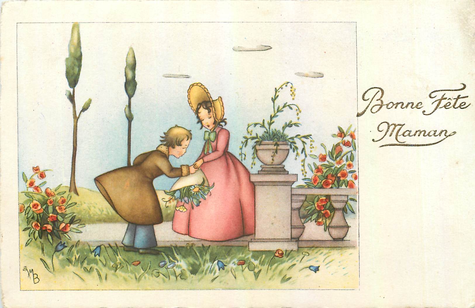 CPA Bonne Fete Maman 
