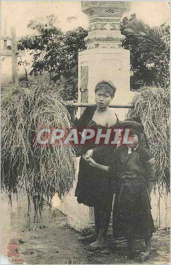CPA Indochine Tonkin Enfants