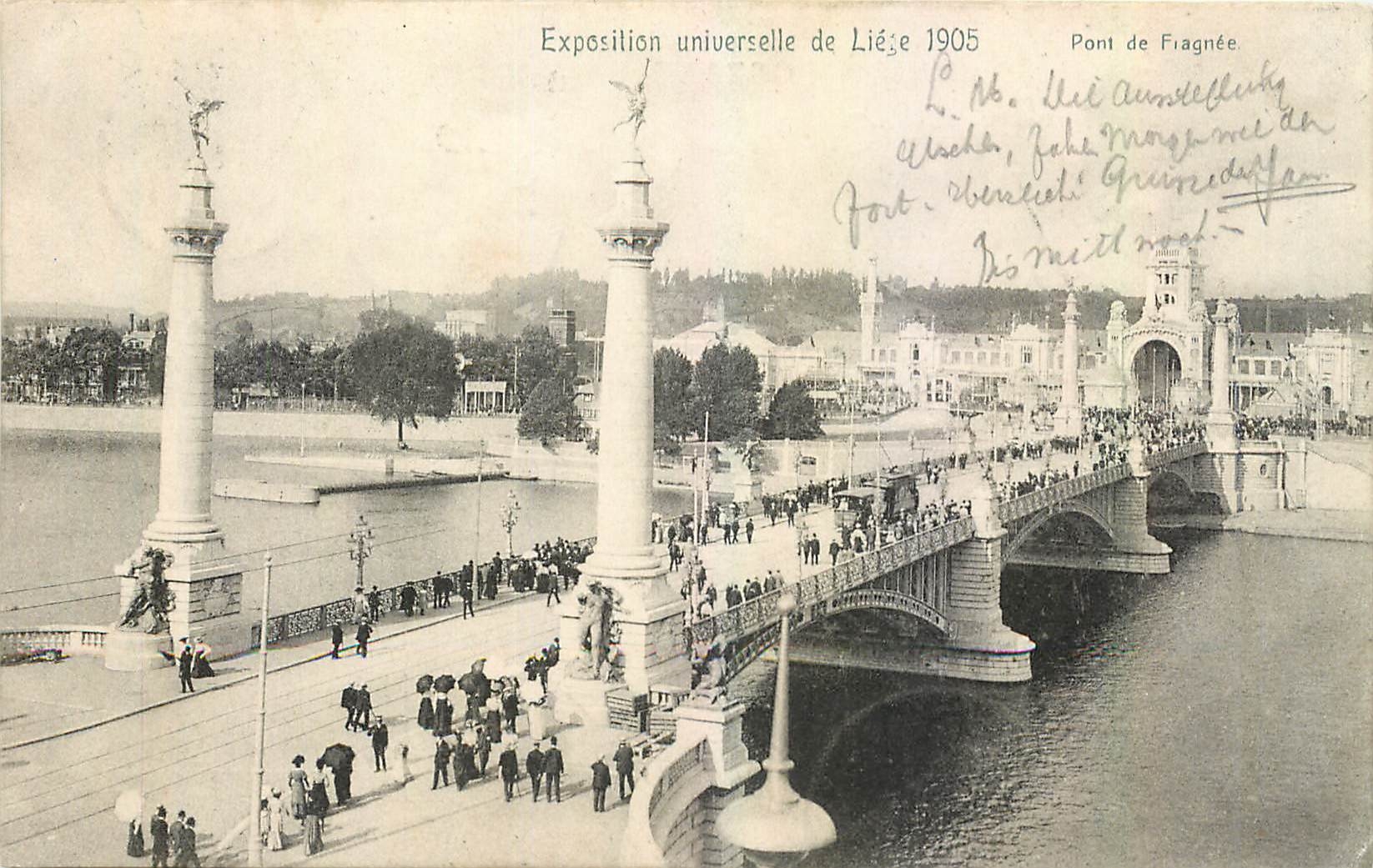 Pont de Fiagnée — Exposition universelle de Liège 1905 — Carte postale officielle