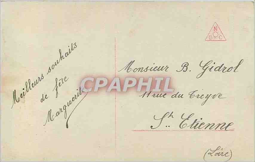 CPA Enfant — Verso