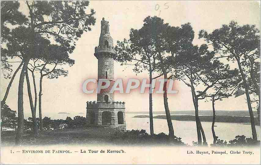 CPA Environs de Paimpol La Tour de Kerroch 