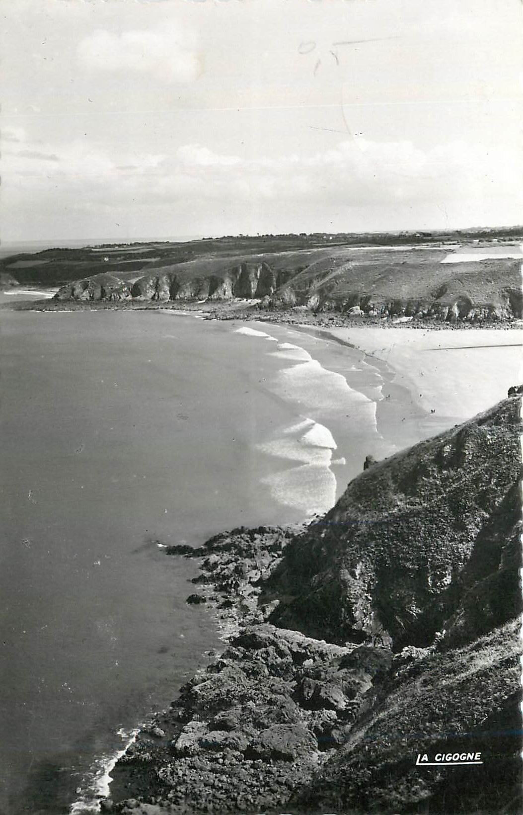 Palus Plouha — Vue prise des falaises d'Aval — Éditions La Cigogne, S. r. du B. Botté