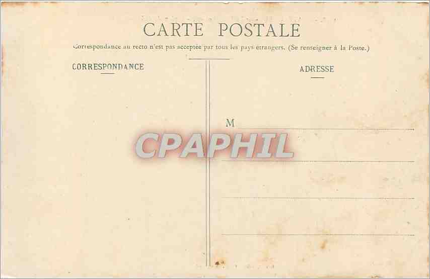 CPA Chateauneuf sur Loire Loiret Esplanade de l'Orangerie  — Rückseite