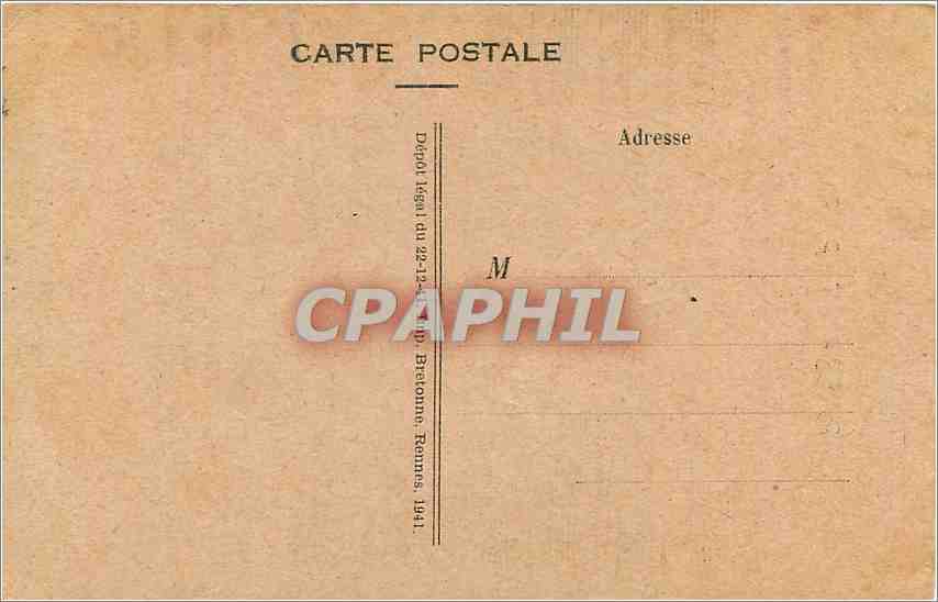 CPA Passant Par  — Rückseite