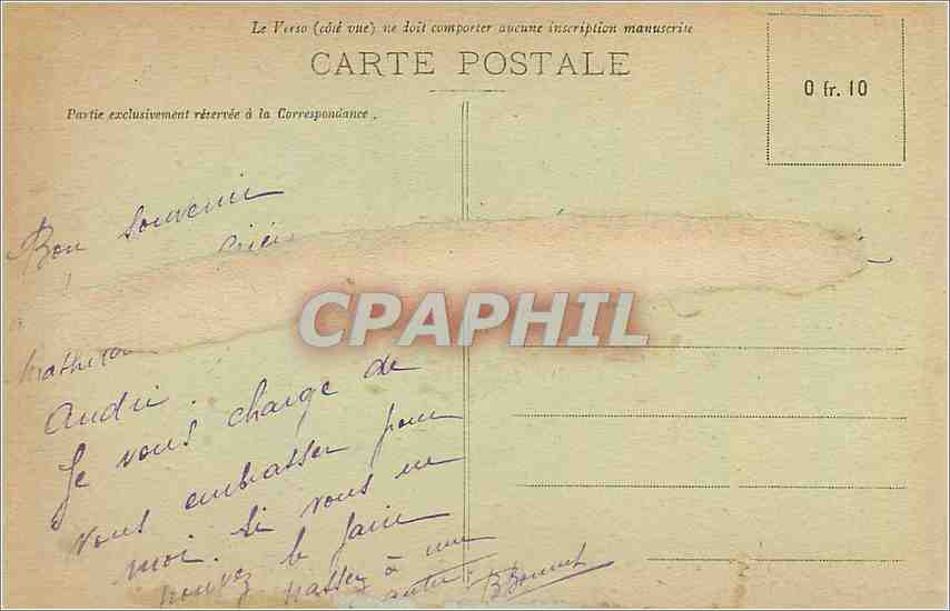 CPA Cap Frehel C du N Toul an Ifern ou Trou de l'Enfer  — Rückseite