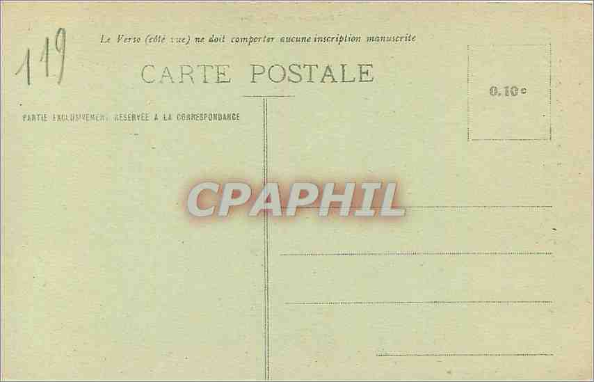 CPA Roc Amadour Le Grand Escalier  — Rückseite