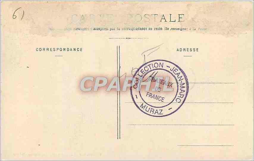 CPA Laigle Orne Le Chateau cote Sud Est  — Rückseite